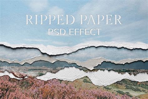 Ripped Paper Effect PSD, 15,000+ High Quality Free PSD Templates for ...