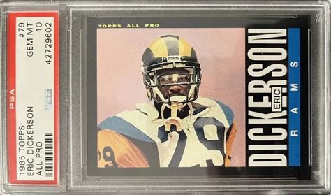 10 Most Valuable Eric Dickerson Football Cards