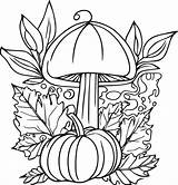 Leaf Bell Paper Food Nature Thanksgiving coloring Sheet Free  sketch template