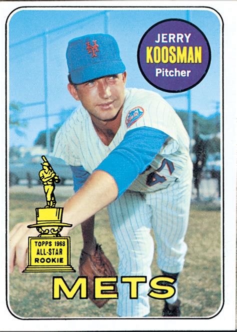 Jerry Koosman 1969 Topps All-Star Rookie Card - Mets History