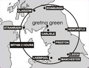 How To Find Us - Directions and Map to Visit Gretna Green, Scotland - Getting Here