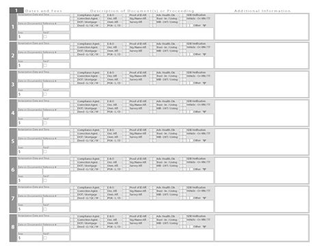 Notary Journal Template Excel