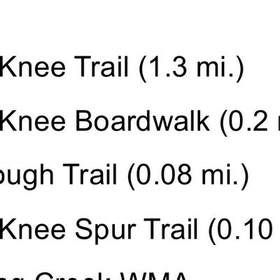 Fisheating Creek WMA Knobby Knee Trail Map map by Florida Fish and Wildlife Conservation ...