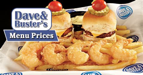 Dave and Busters Menu Prices | Snacks, Desserts, Beverages & More