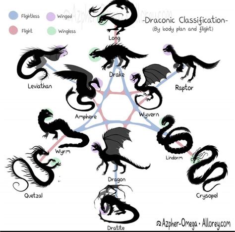 Really cool guide about draconic specimens | Mythical creatures art, Types of dragons, Fantasy ...