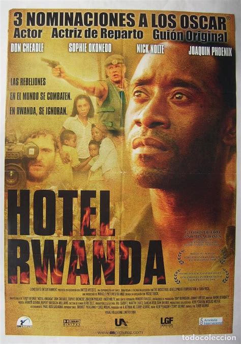 hotel rwanda, con nick nolte. poster , 68 x 96 - Comprar Carteles y ...