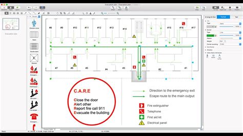 Evacuation Floor Plan Maker Free Design Software | Viewfloor.co