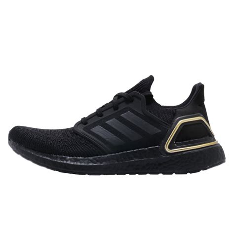 adidas Ultra Boost 2020 Core Black Gold Metallic EG0754 - KicksOnFire.com