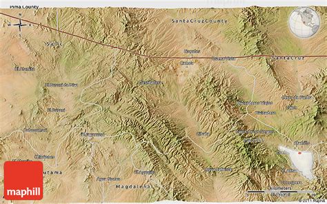 Satellite 3D Map of Nogales