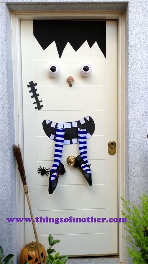 Puertas Halloween Monster Decorations, Halloween Door Decorations, Diy Halloween Decorations ...