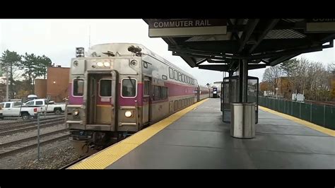 3 MBTA TRAINS AT BRAINTREE STATION - YouTube