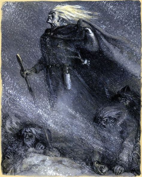 Kalevala illustrations by Nicolai Kochergin | Nicolai Kochergin - Vainamoinen Seeks the Beauty ...