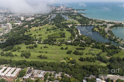 Jackson Park Golf Course in Chicago Aerial Photo Photograph by David Oppenheimer | Fine Art America