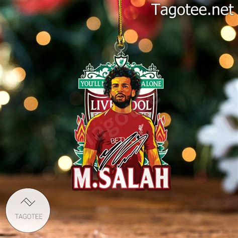 Liverpool - Mohamed Salah Xmas Ornament - Tagotee