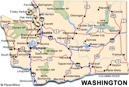 Washington Map