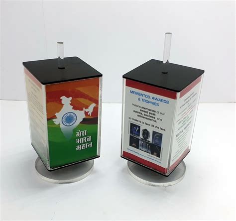 Acrylic Rotating Visual Display Stand for Promotional at Rs 350 in ...