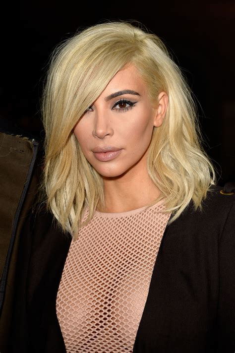 Details and Tips From Kim Kardashian's Hair Colorist Lorri Goddard on Going Platinum | Glamour