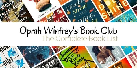 Oprah Winfrey Books: The Complete Book Club List | Booklist Queen