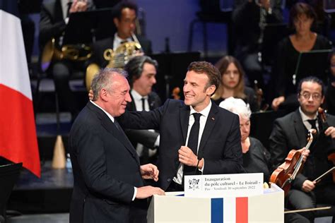 Emmanuel Macron and François Bayrou display a good fixed agreement in ...