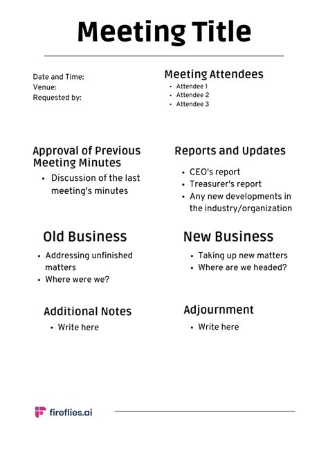 9 Meeting Minutes Templates for Every Type of Meeting You'll Ever Have