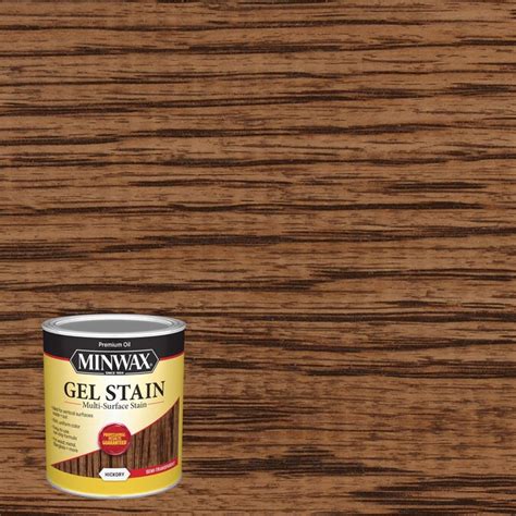 Minwax Gel Stain Oil-Based Hickory Interior Stain (1-Quart) in the Interior Stains department at ...