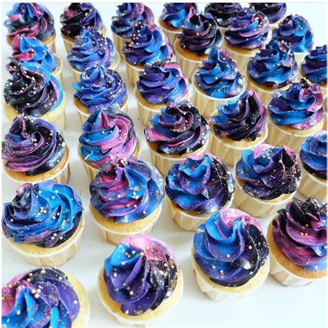 Galaxy Themed Cupcakes