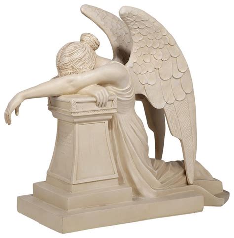 Estate Size Weeping Angel Monument - Contemporary - Garden Statues And ...