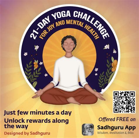 Sadhguru App 21 Day Yoga Challenge - Yoga Studios Hub