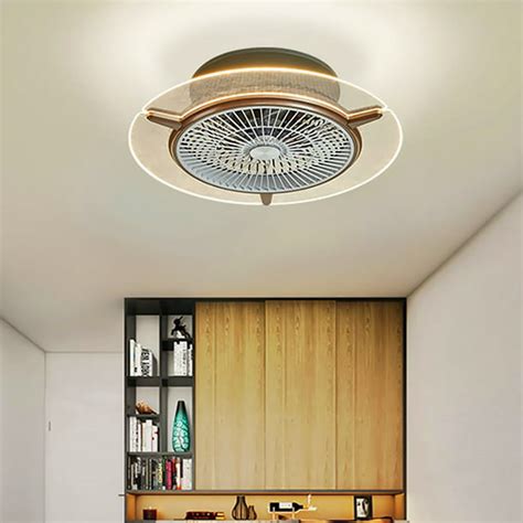 TCMT 23" LED Ceiling Fan Light kit, 3-Color Changed Semi Flush Mount ...