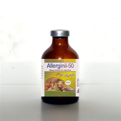 Allerginil (Mepyramine 5% Injection) – Sanna Labs