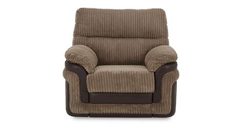 DFS Destiny Mocha Brown Fabric Electric Recliner Chair (57761) | eBay