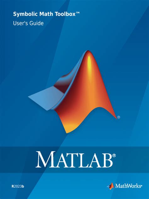 MATLAB 2023b Symbolic Math Toolbox | PDF | Equations | Numbers