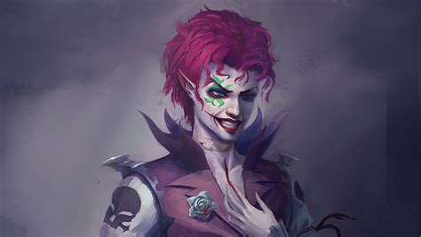 1360x768 Purple Joker Hair Laptop HD HD 4k Wallpapers, Images, Backgrounds, Photos and Pictures