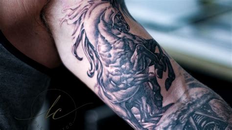 Tattoo uploaded by Lea Cramer • sleipnir, odins 8-legged horde from Norse mythologu 💪 oart of ...