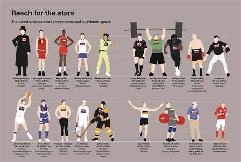 Tallest Athletes across all sports. Gheorghe and Manute representing ...