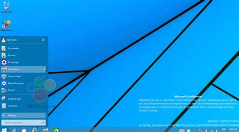 Windows 9 Start menu: second video from leak shows more details • Pureinfotech