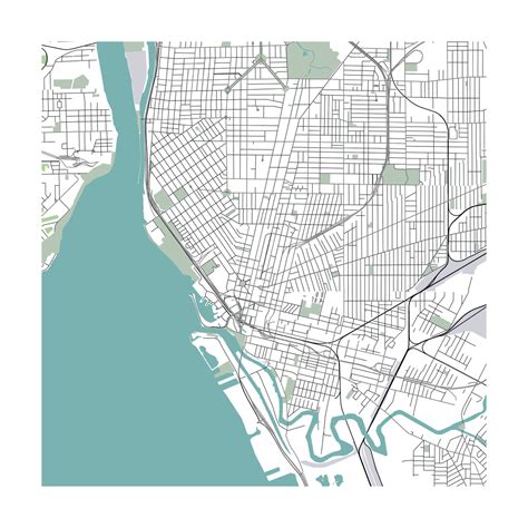 City Maps: Buffalo- Download Vector Map – Studio Alternativi