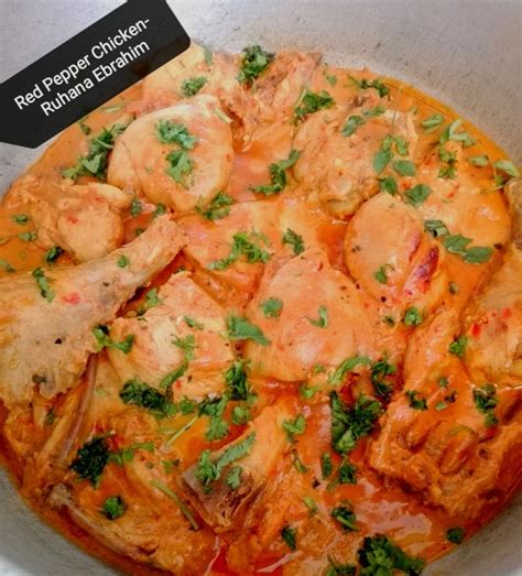 Creamy Red Pepper Chicken recipe by Ruhana Ebrahim