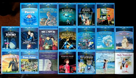 Studio Ghibli collection completed (Blu-Rays + Slip Covers) : r/ghibli