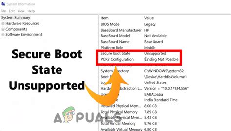 How to Fix "Secure Boot State Unsupported" on Windows?