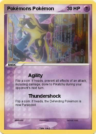 Pokémon Pokemons Pokemon - Agility - My Pokemon Card