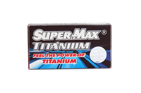 Super Max Titanium | DE Razor Blade | Razor Emporium