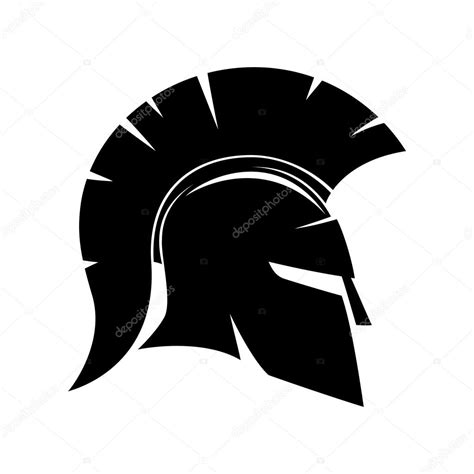 Spartan helmet sign. Stock Vector by ©taronin 100867536