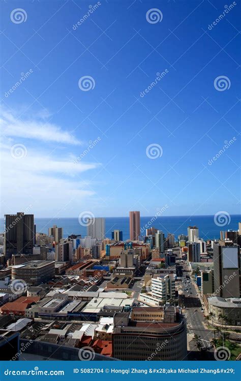 Durban city skyline stock photo. Image of container, architecture - 5082704