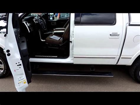 Power Running Boards on F-150 Platinum - YouTube