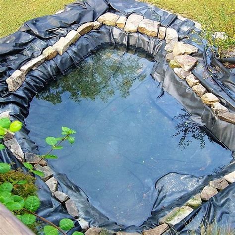 PVC Pond Liner Pond Skins for Fish Pond Liners for Waterfall, Pond and Fish Ponds and Water ...