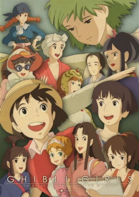 Ghibli Girls Studio Ghibli Characters, Studio Ghibli Movies, Studio ...