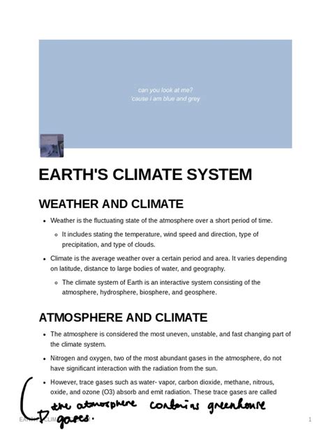 2 Earths - Climate - System | PDF