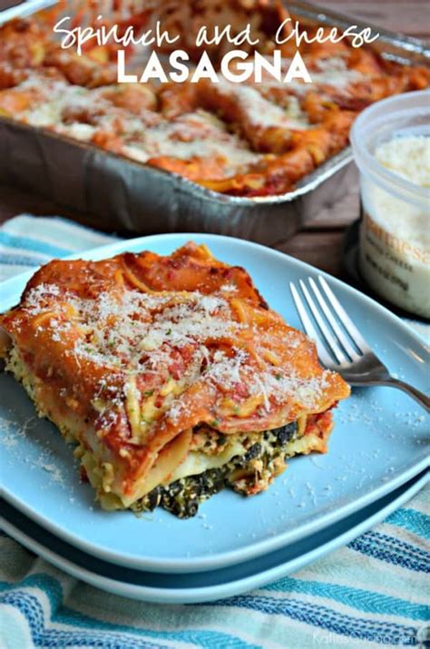 Spinach and Cheese Lasagna