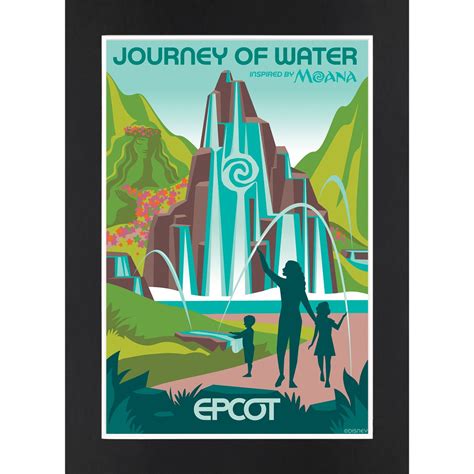 EPCOT Journey of Water Matted Print | shopDisney